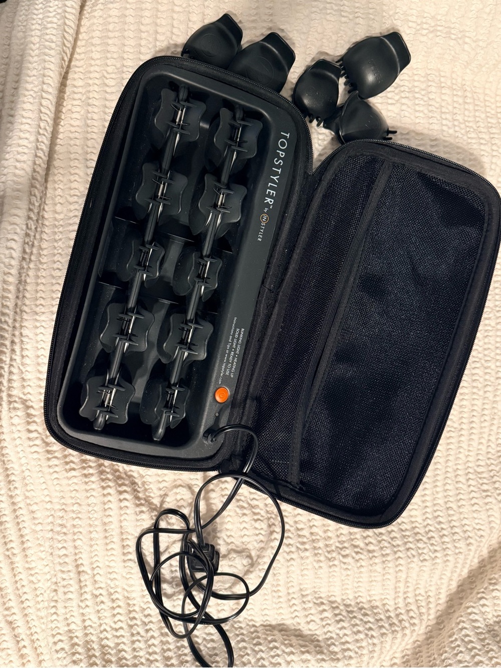 TopStyler by InStyler-16-Piece Heated Ceramic Hair Roller-Complete Set in Black